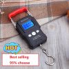 50Kg/5g LCD Digital Display Backlight Portable Hanging Hook Scale Double Accuracy Fishing Travel Mini Electronic Weighing Scale