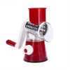 1 Set; 4in1; Vegetable Slicer; Multifunctional Fruit Slicer; Manual Food Grater; Rotary Cutter; Vegetable Grinders; Kitchen Stuff; Kitchen Gadgets