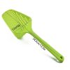 1pc Kitchen Gadget Colander Spatula Leaking Net Strainer Soup Spoon Line Leak Thick Nylon Large Spoon Silicone Leak Ice Shovel 13.5in*4.92in