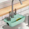 1pc; Sink Splash Guard; Drain Storage Rack; Rack Holder For Scourers Scrubber Sponge Dishcloth; Kitchen Supplies