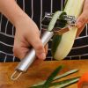 Kitchen Vegetable Peeler Stainless Steel Melon Planer Double-Head Peeler Household Multiple-Function Fruit And Vegetable Peeler