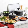 15pc Aluminum Nonstick Cookware Set with Prestige Tools