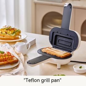 Breakfast Machine Household Small Hot Pressing Sandwich Bread Toaster (Option: Basic Style Teflon Baking Tray)